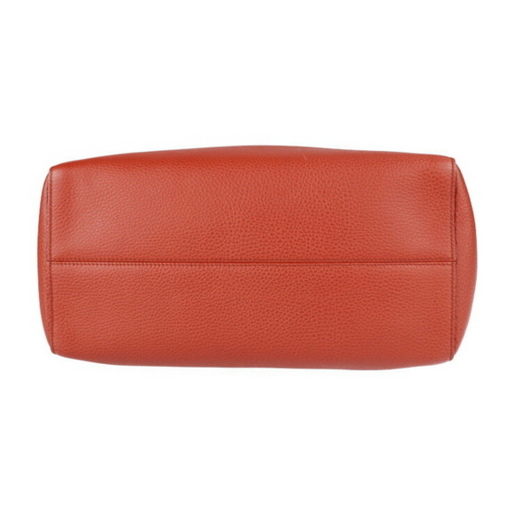 GUCCI Red Leather Tote Bag - Picture 4 of 9